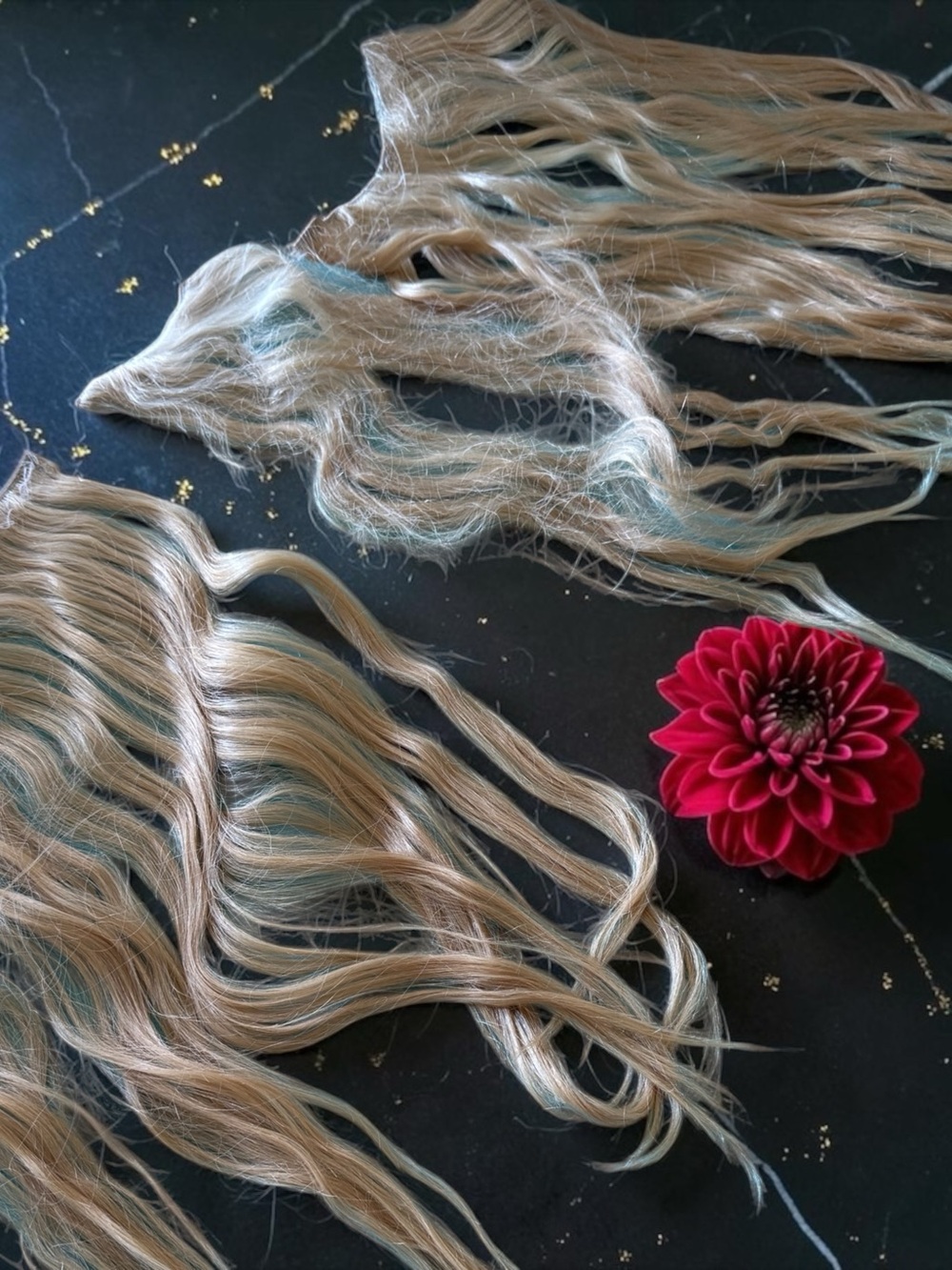 Blonde Women’s weft human Hair Extensions - Natural Light Blonde
